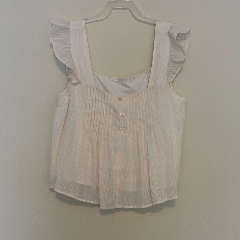 White babydoll top